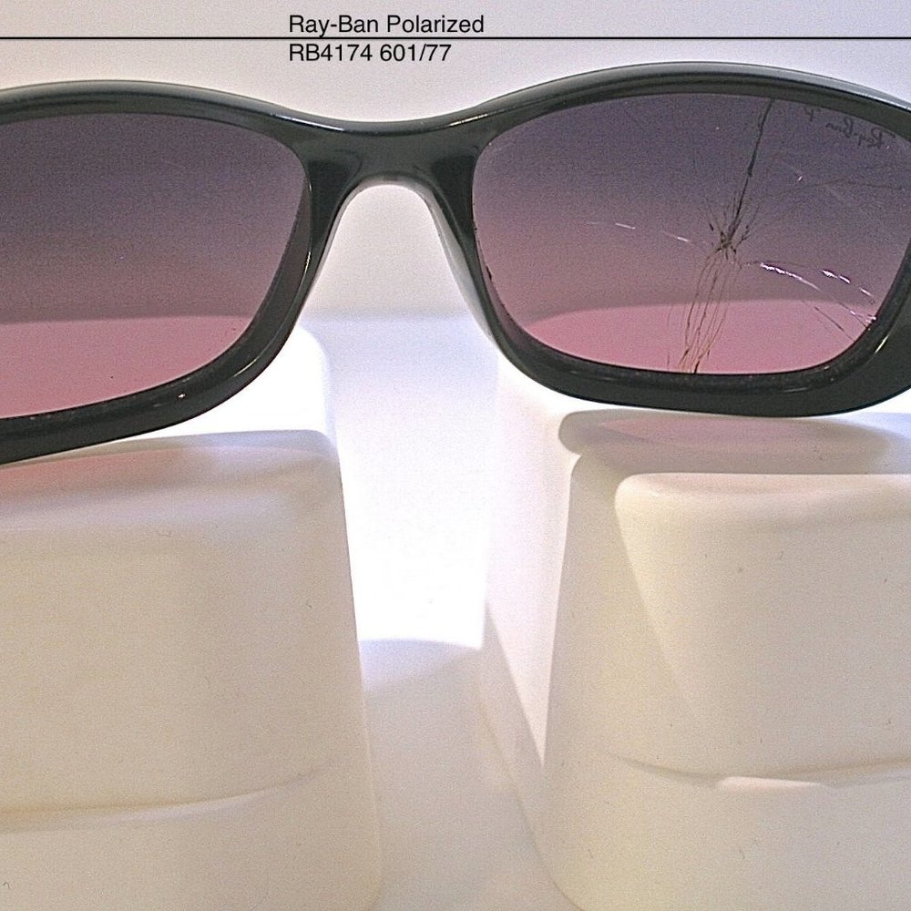 RAY-BAN Polarized Sunglasses Frame/ Left Lens - Picture 3 of 8